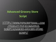 Grocery Store Script