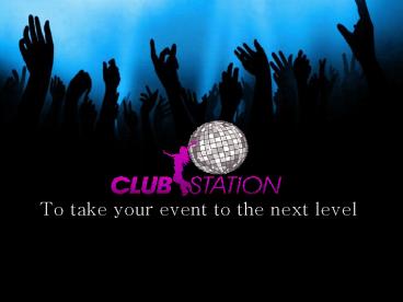 Club Station - Sound & Lighting Hire Melbourne