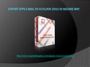 Export Apple Mail to Outlook Express