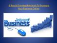 6 Result Driven Methods to Promote your Business Online PowerPoint PPT Presentation