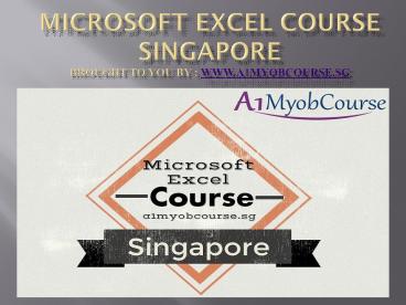 Microsoft Excel Course in Singapore