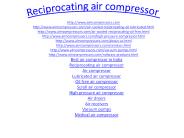 Reciprocating air compressor (1)