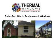 Dallas Fort Worth Replacement Windows