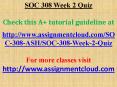 SOC 308 Week 2 Quiz PowerPoint PPT Presentation
