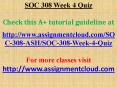 SOC 308 Week 4 Quiz PowerPoint PPT Presentation
