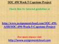 SOC 490 Week 5 Capstone Project PowerPoint PPT Presentation