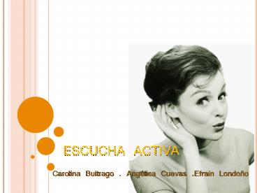 Carolina Buitrago . Ang