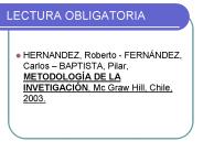 LECTURA OBLIGATORIA