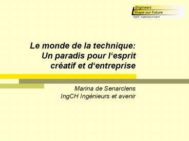 Le monde de la technique: Un paradis pour l