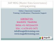 sap mdg online training in kolkata