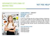 Advanced Diploma of Marketing Course Online