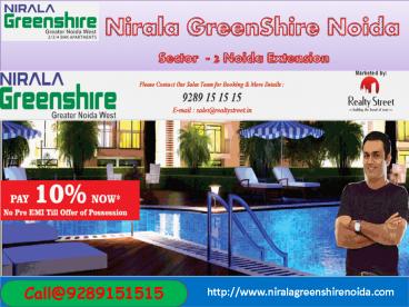Nirala GreenShire Sector 2 Noida Extension