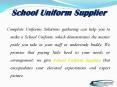 Leading Uniform Supplier and Manufacturer Company PowerPoint PPT Presentation