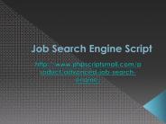 Job Search Engine Script
