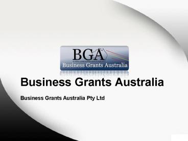 Australian Business Grants