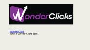 Wonder Clicks Review