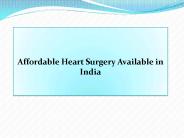 Affordable Heart Surgery in India
