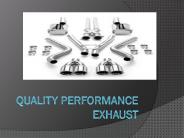 Toyota Performance Exhaust