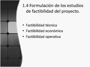 1.4 Formulaci