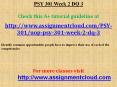 PSY 301 Week 2 DQ 3 PowerPoint PPT Presentation