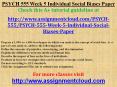 PSYCH 555 Week 5 Individual Social Biases Paper PowerPoint PPT Presentation