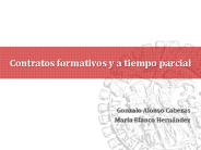 Contratos formativos y a tiempo parcial