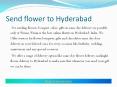 send flower to hyderabad PowerPoint PPT Presentation
