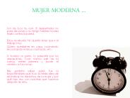 MUJER MODERNA ...