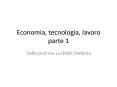 Economia, tecnologia, lavoro parte 1 PowerPoint PPT Presentation