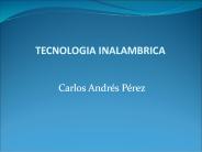 TECNOLOGIA INALAMBRICA