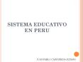 SISTEMA EDUCATIVO EN PERU PowerPoint PPT Presentation