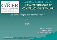 CALIDAD CERTIFICADA, NUEVA TECNOLOG