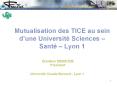 Mutualisation des TICE au sein d PowerPoint PPT Presentation