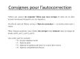 Consignes pour l PowerPoint PPT Presentation