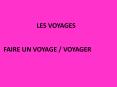 LES VOYAGES PowerPoint PPT Presentation