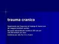 trauma cranico PowerPoint PPT Presentation