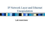 IP Network Layer and Ethernet Encapsulation