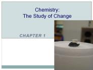 Chemistry: The Study of Change