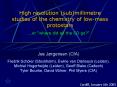 High resolution (sub)millimetre studies of the chemistry of low-mass protostars PowerPoint PPT Presentation