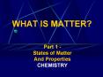 WHAT IS MATTER? PowerPoint PPT Presentation
