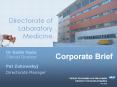 Directorate of Laboratory Medicine PowerPoint PPT Presentation
