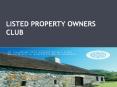 LISTED PROPERTY OWNERS CLUB PowerPoint PPT Presentation