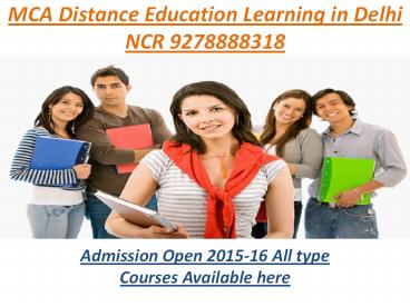 Mca distance education learning in delhi ncr 9278888318