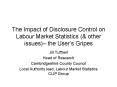 The Impact of Disclosure Control on Labour Market Statistics ( PowerPoint PPT Presentation