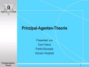 Prinzipal-Agenten-Theorie