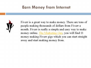 Earn Money from Internet