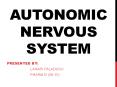 Autonomic nervous system PowerPoint PPT Presentation
