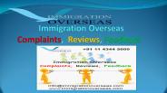Is Immigration Overseas Complaints Real?