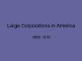 Large Corporations in America PowerPoint PPT Presentation