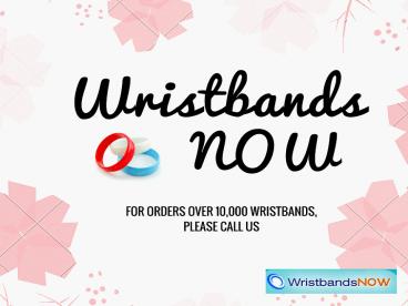 Custom Silicone Wristbands